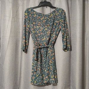 Dolce Vita Green Floral print dress Sz Large